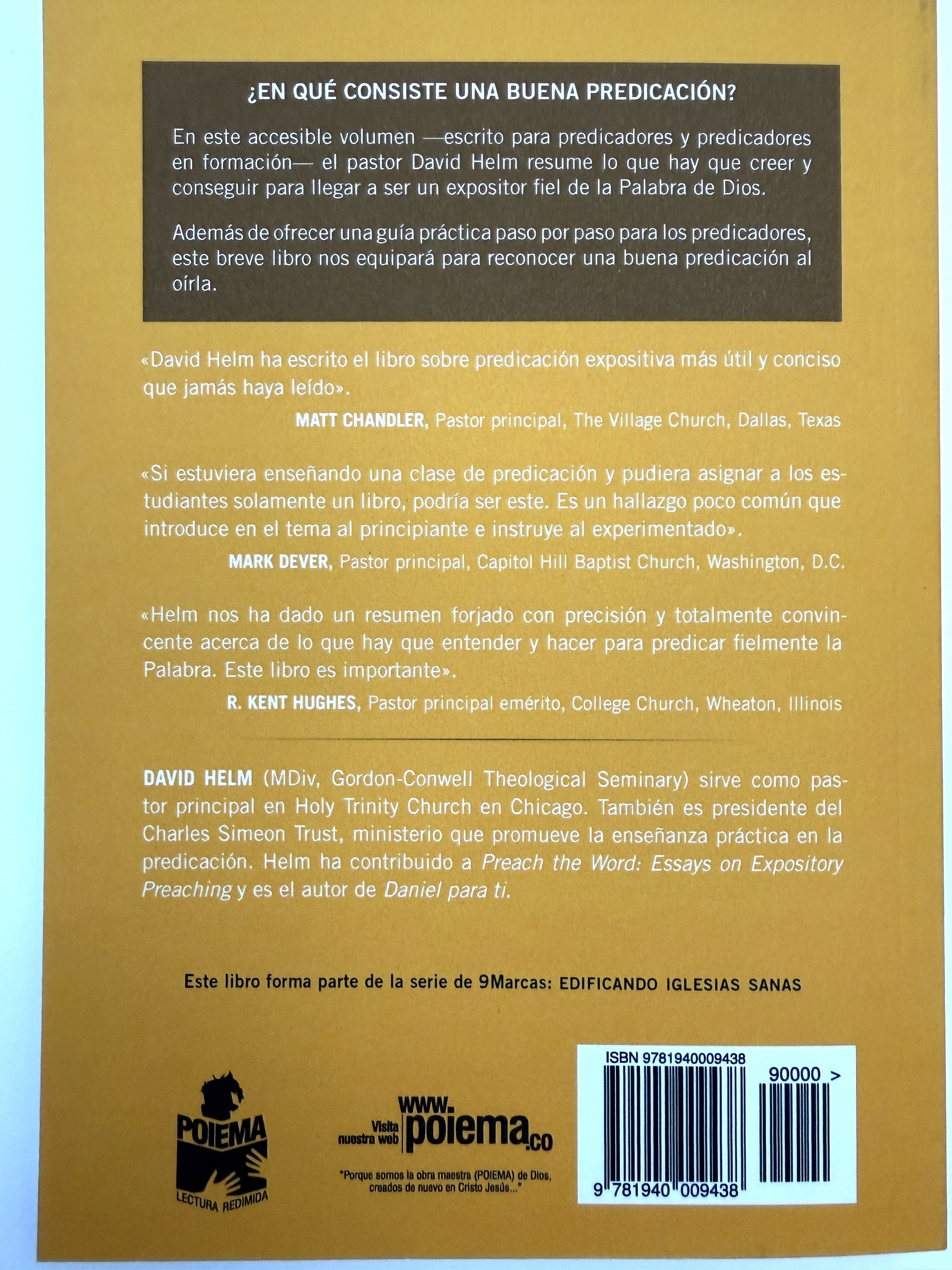 La predicación expositiva - Serie 9Marks