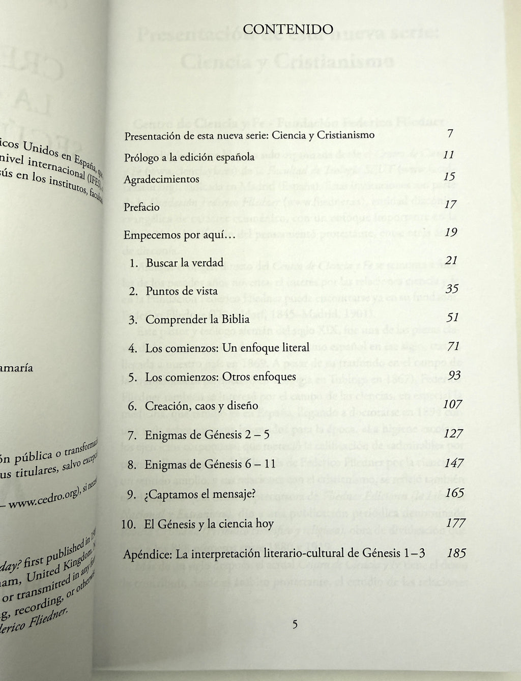 Creer hoy en la creación según el Génesis