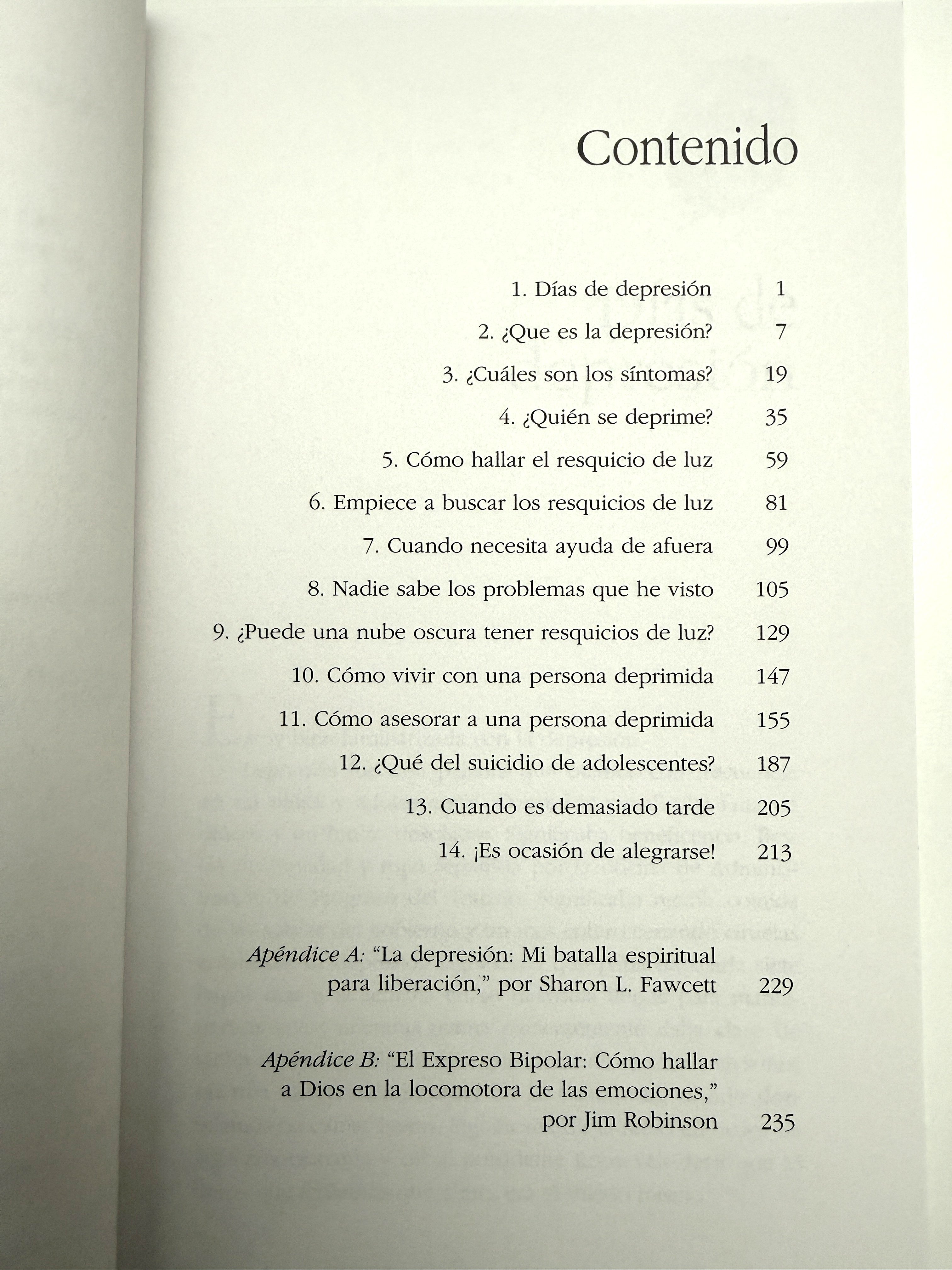 Rayos de esperanza: Cómo vencer la depresión