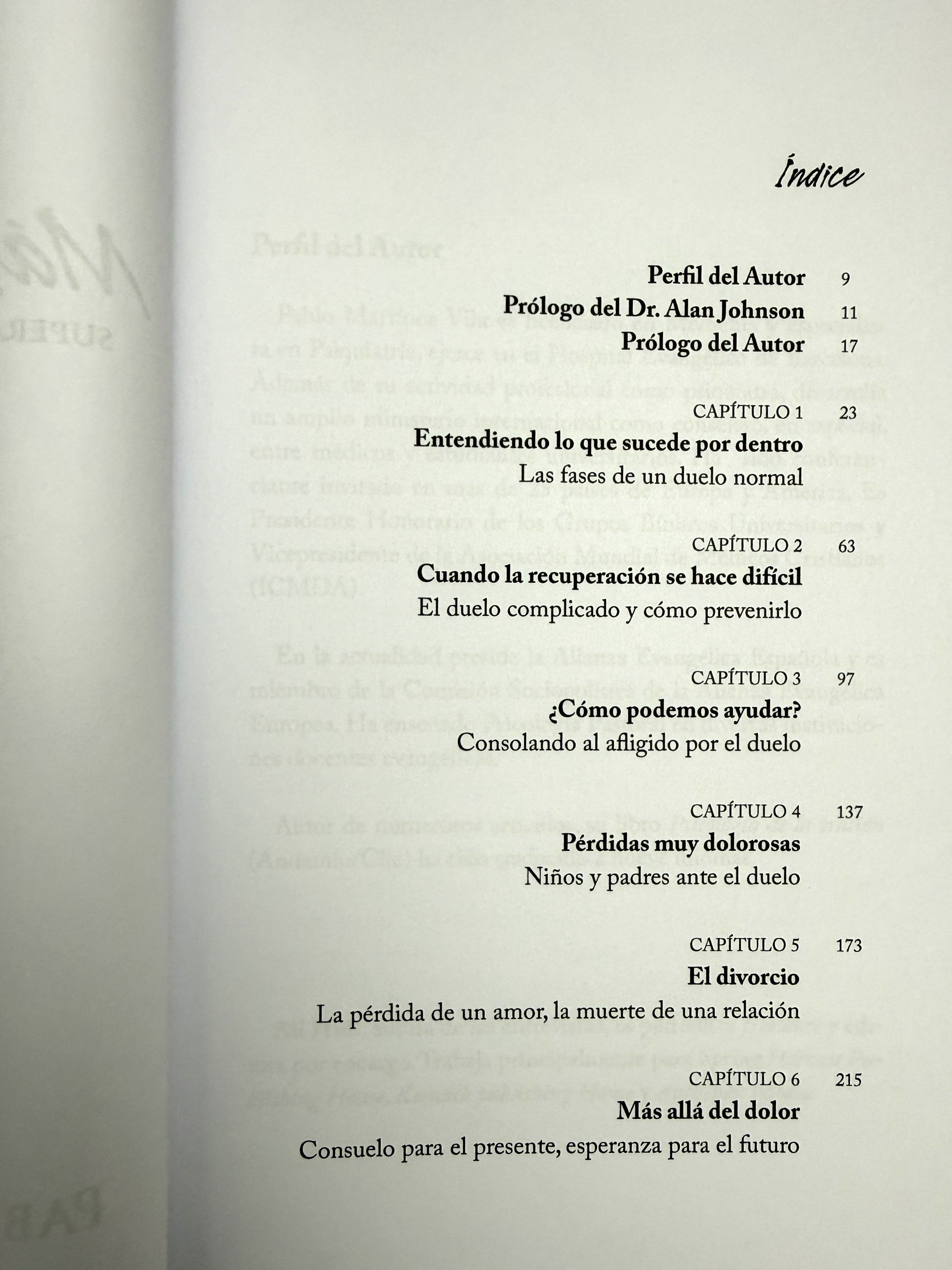 Más allá del dolor - superando las pérdidas y el duelo