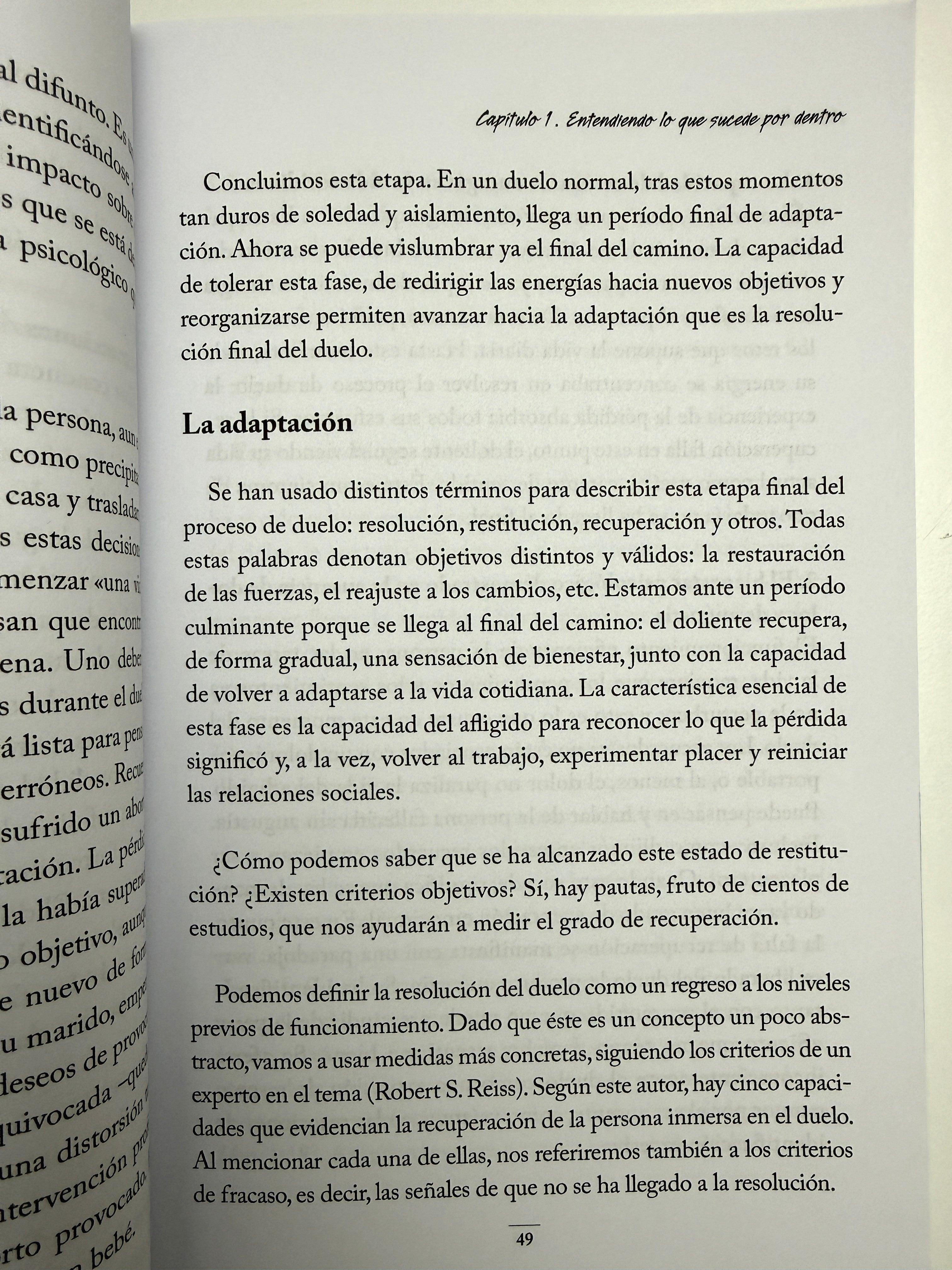 Más allá del dolor - superando las pérdidas y el duelo