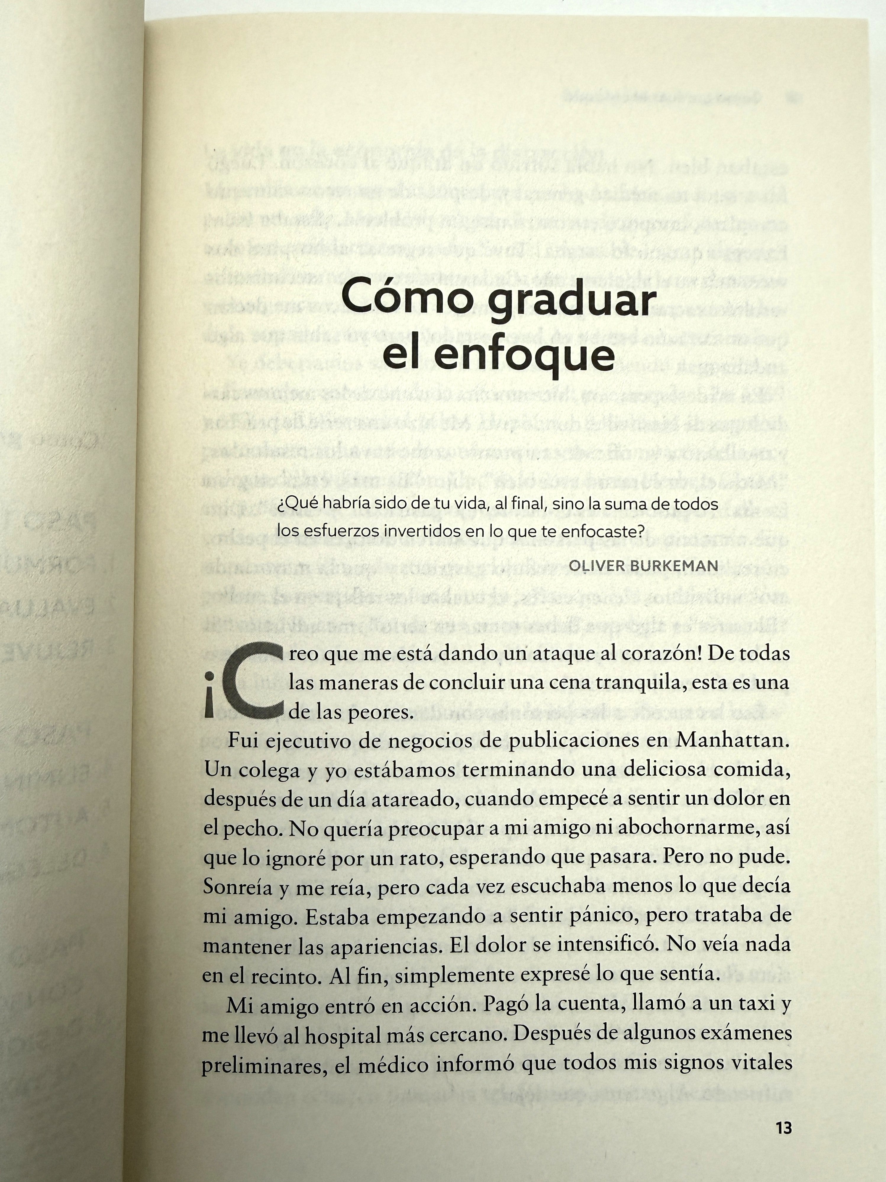 Libre para enfocarte