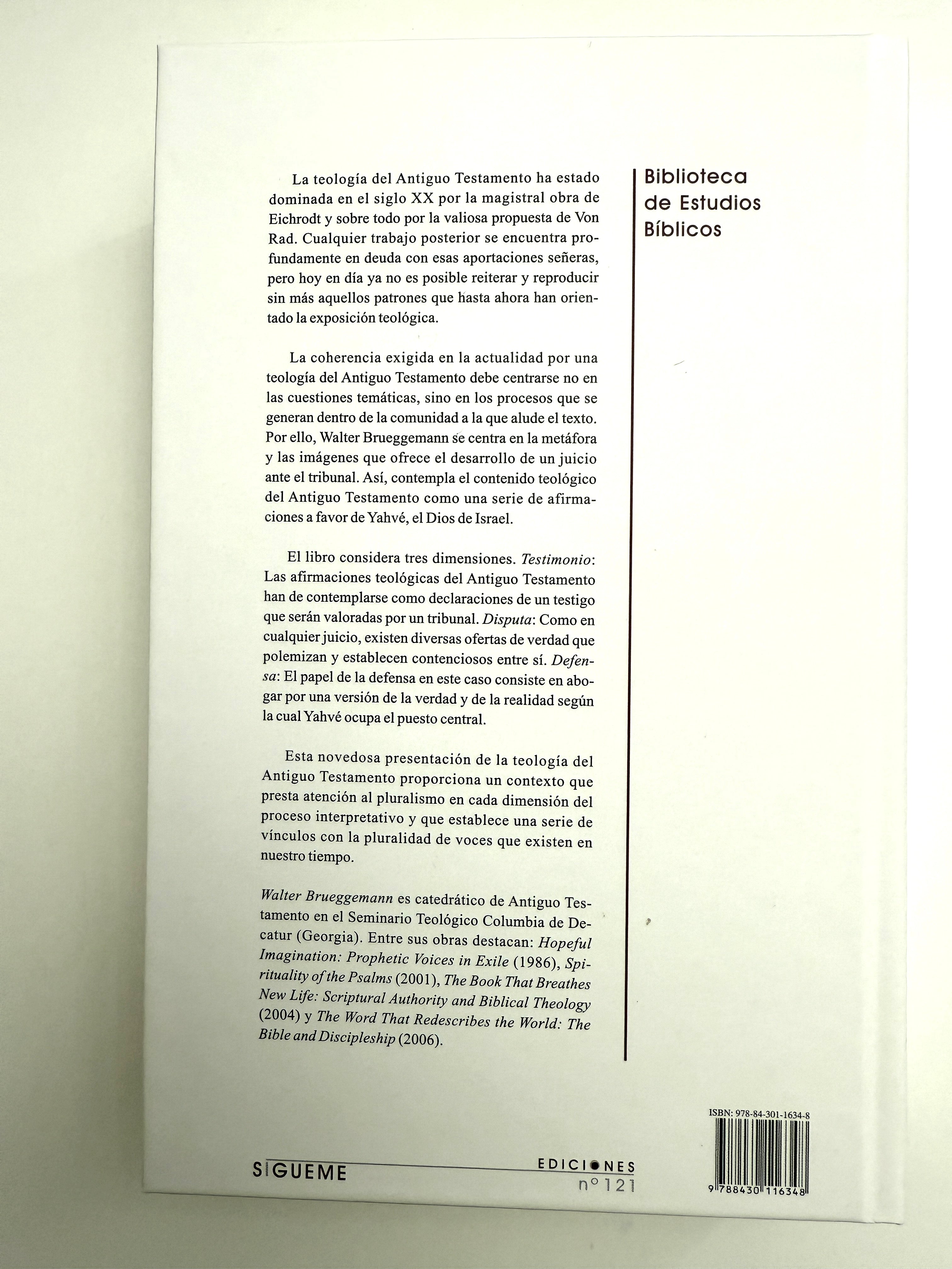 Teología del antiguo testamento - un juicio a Yahvé