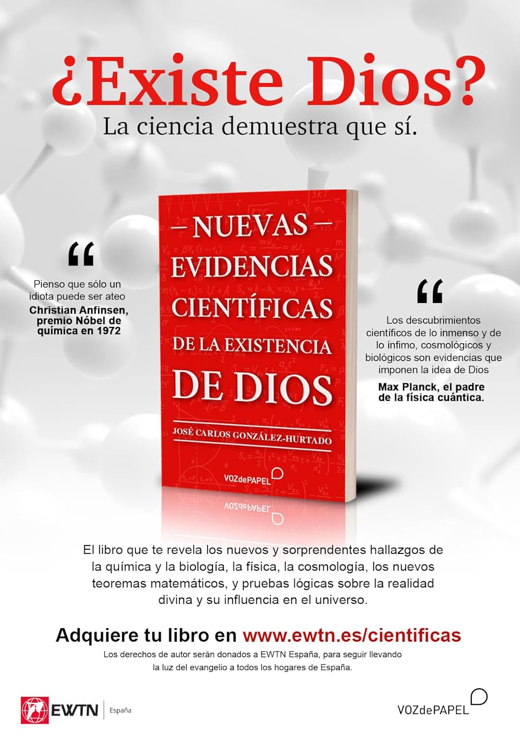 NUEVAS EVIDENCIAS CIENTÍFICAS DE LA EXISTENCIA DE DIOS