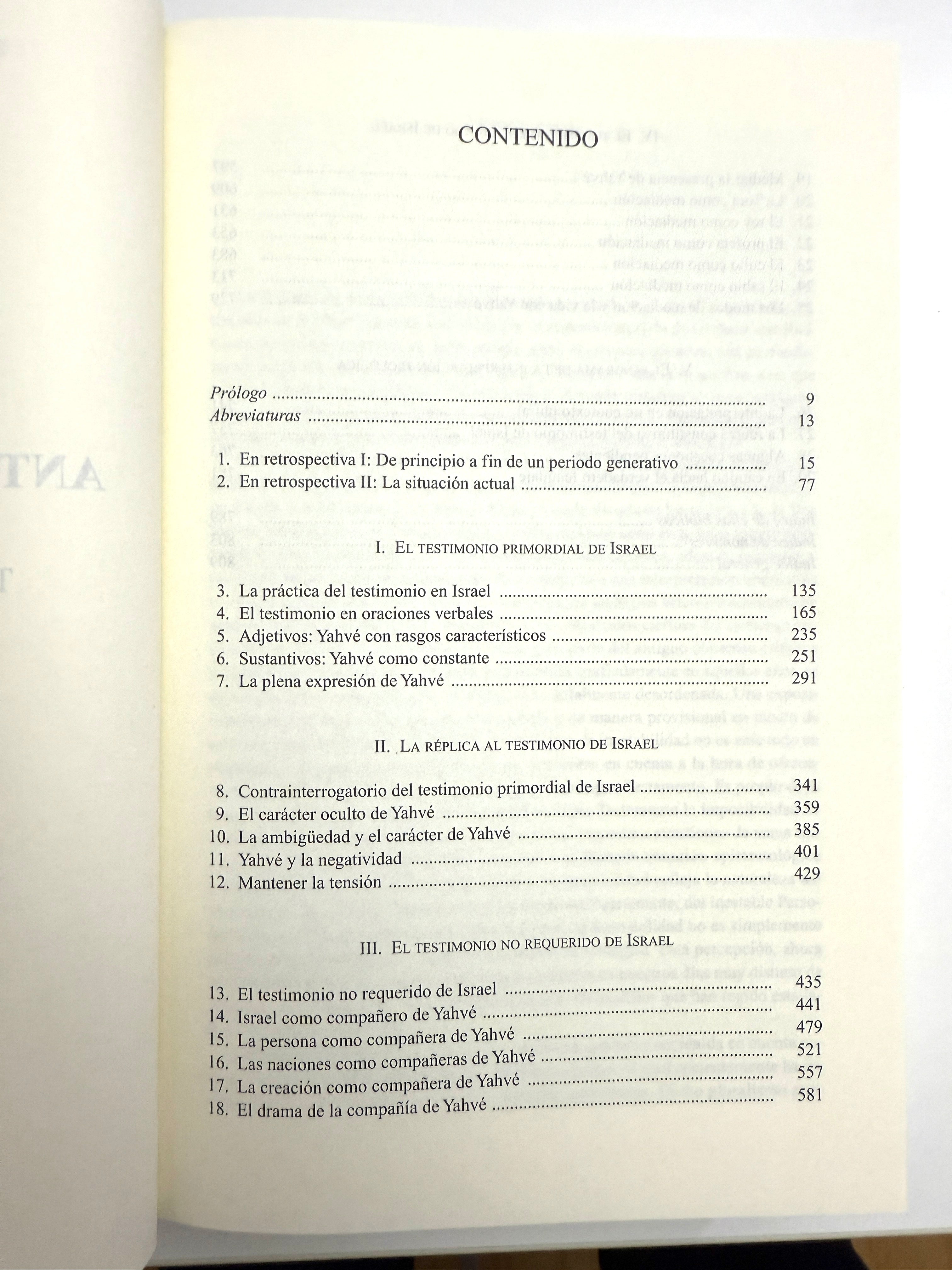 Teología del antiguo testamento - un juicio a Yahvé
