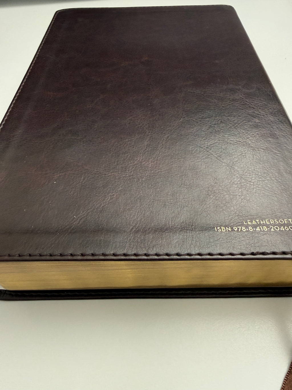 Biblia RVR de Estudio Patrística Café Símil Piel