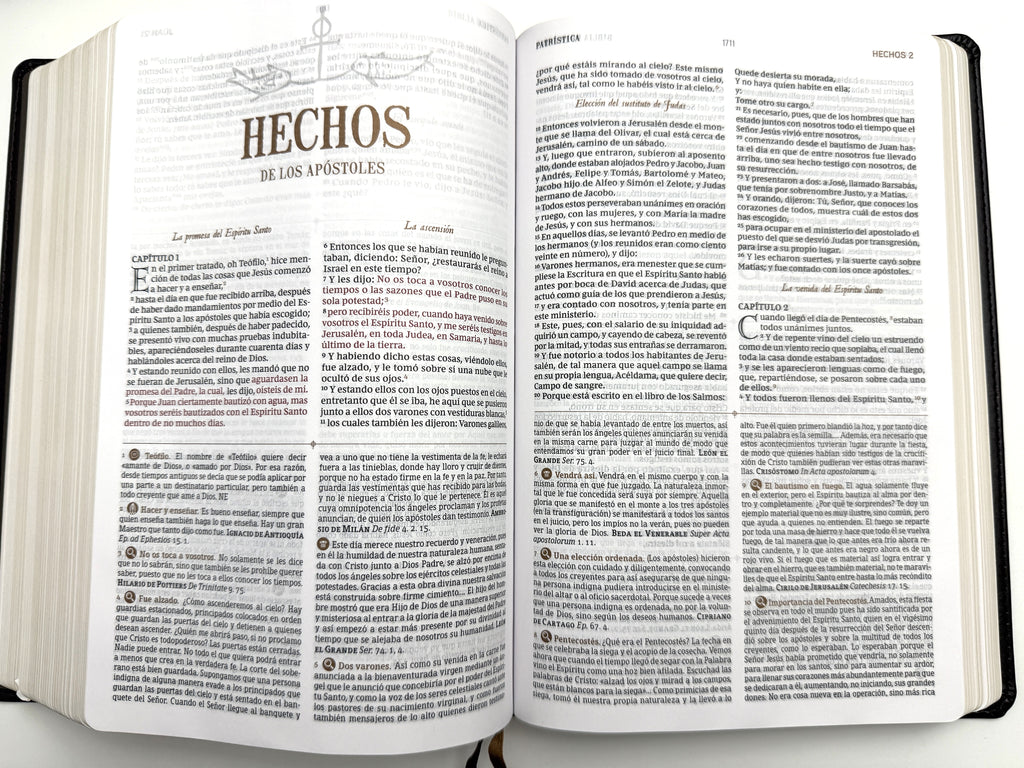 Biblia RVR de Estudio Patrística Café Símil Piel
