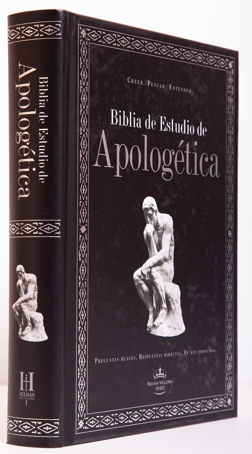 Biblia RVR 1960 de Estudio de Apologética Negro Tapa Dura