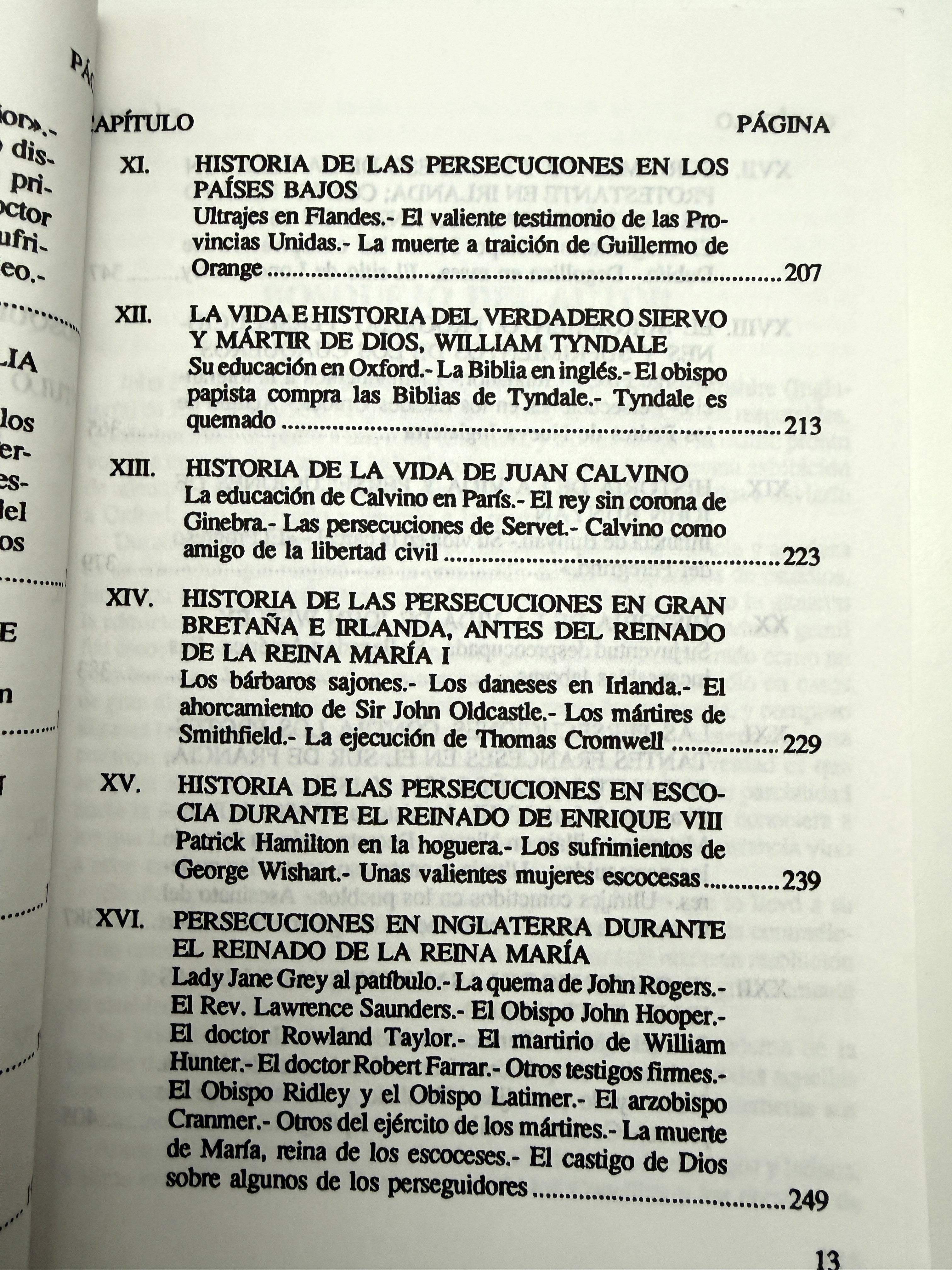 EL LIBRO DE LOS MARTIRES