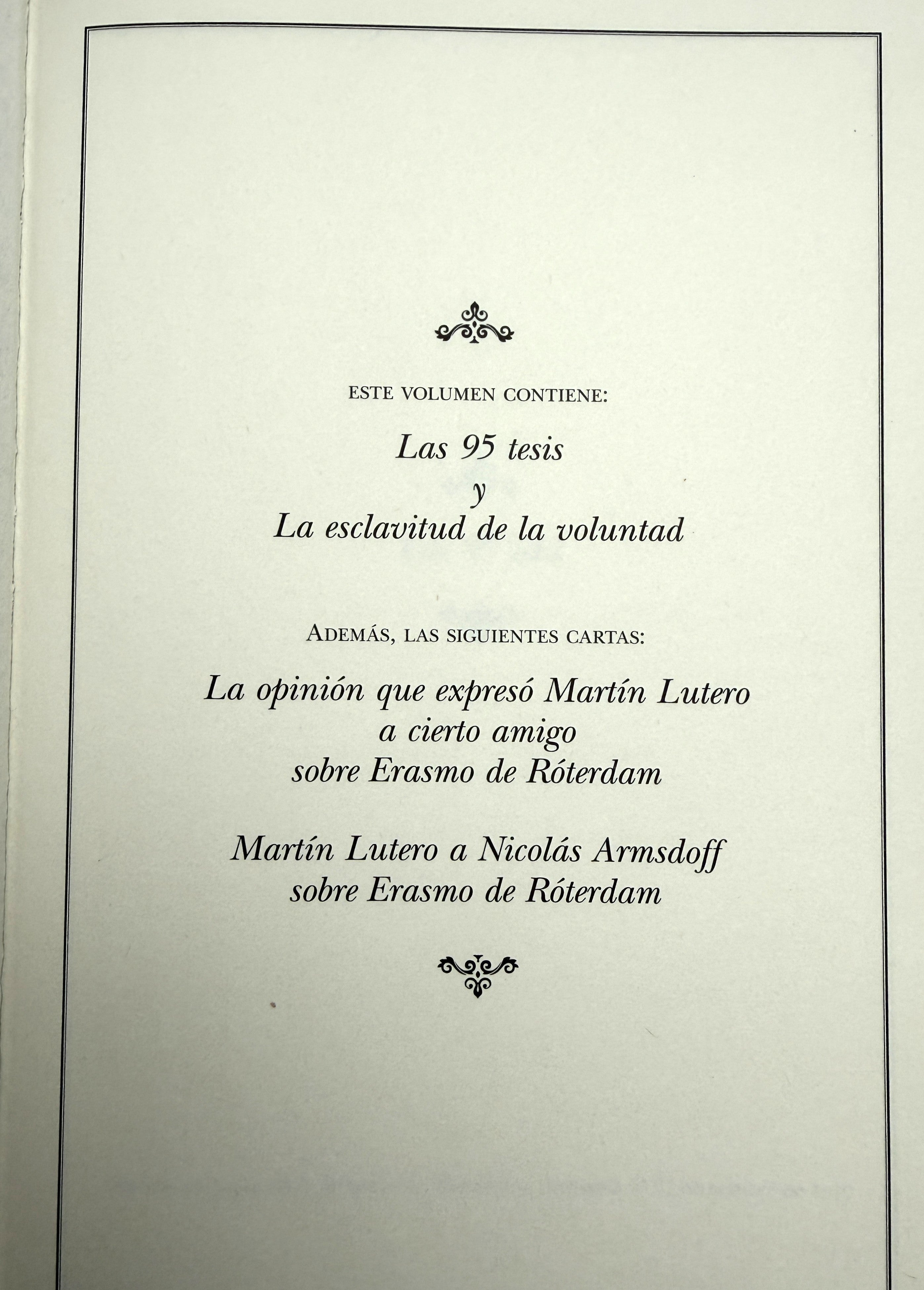 Clásicos de la fe: Lutero