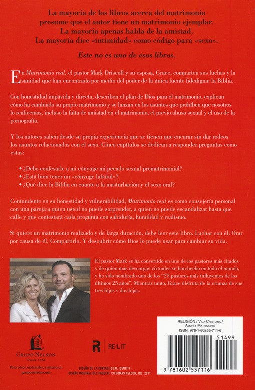 Matrimonio real: La verdad acerca del sexo, la amistad y la vida juntos