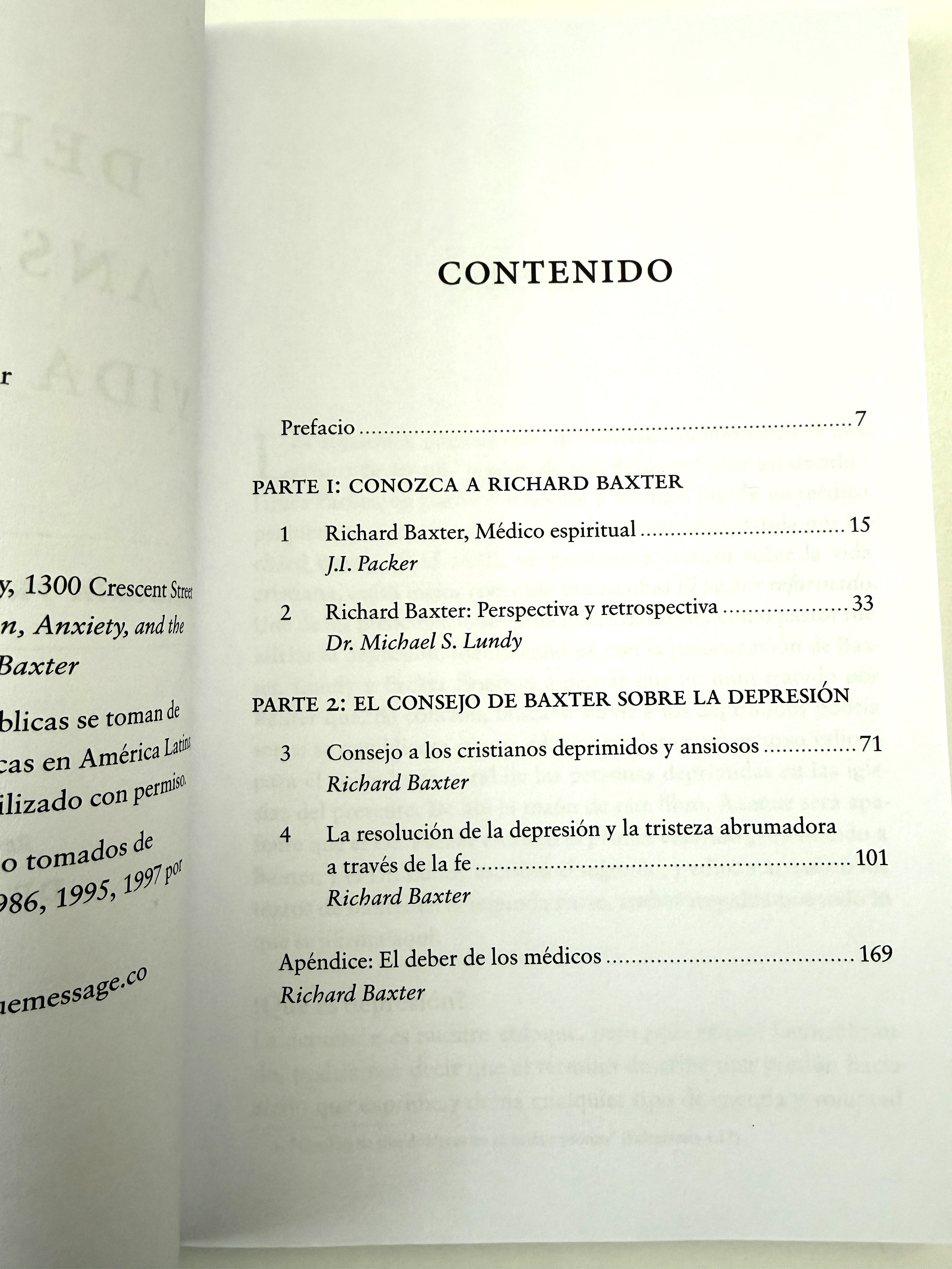 DEPRESIÓN, ANSIEDAD Y LA VIDA CRISTIANA