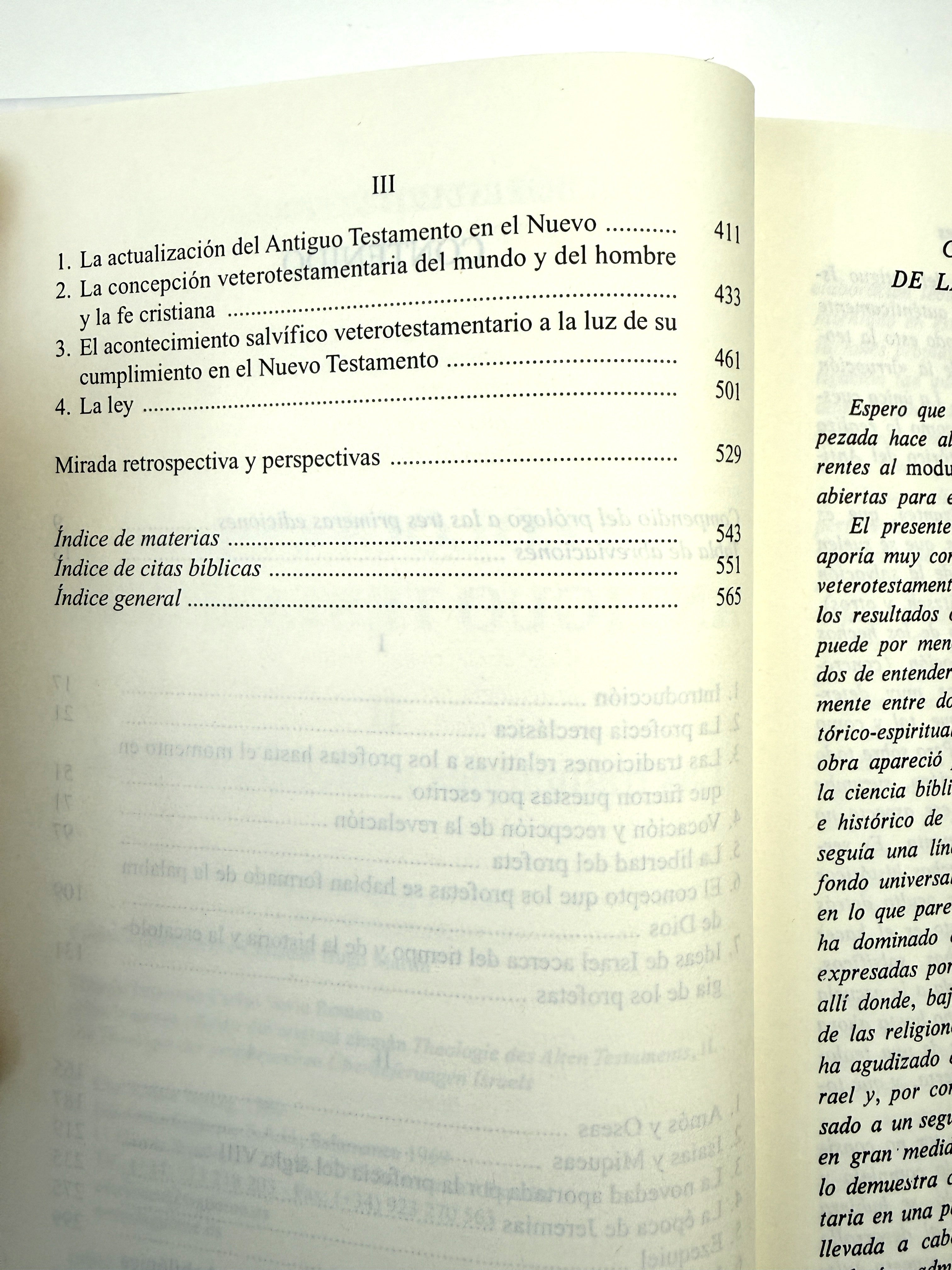 Teología del Antiguo Testamento, II Las tradiciones proféticas de Israel