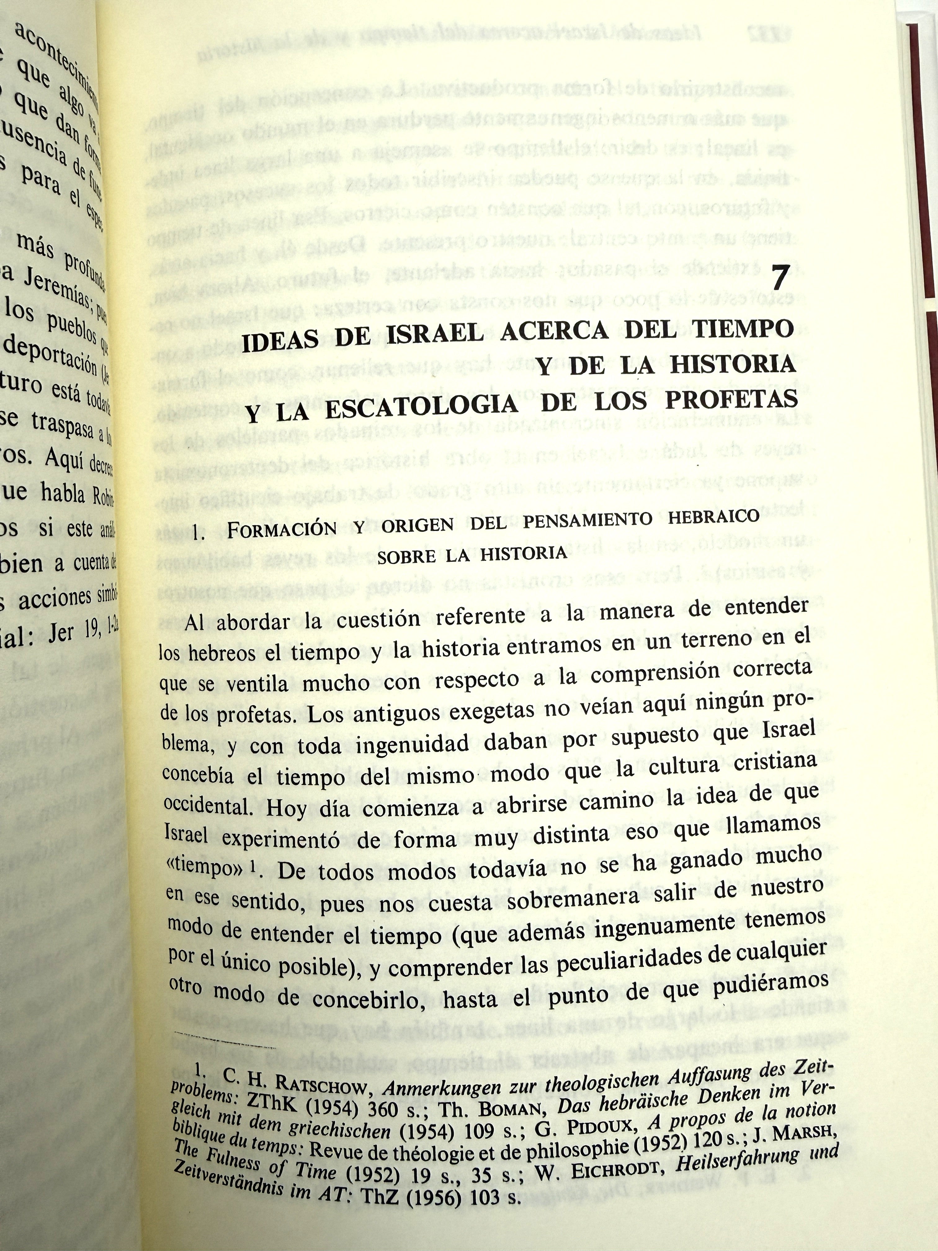 Teología del Antiguo Testamento, II Las tradiciones proféticas de Israel