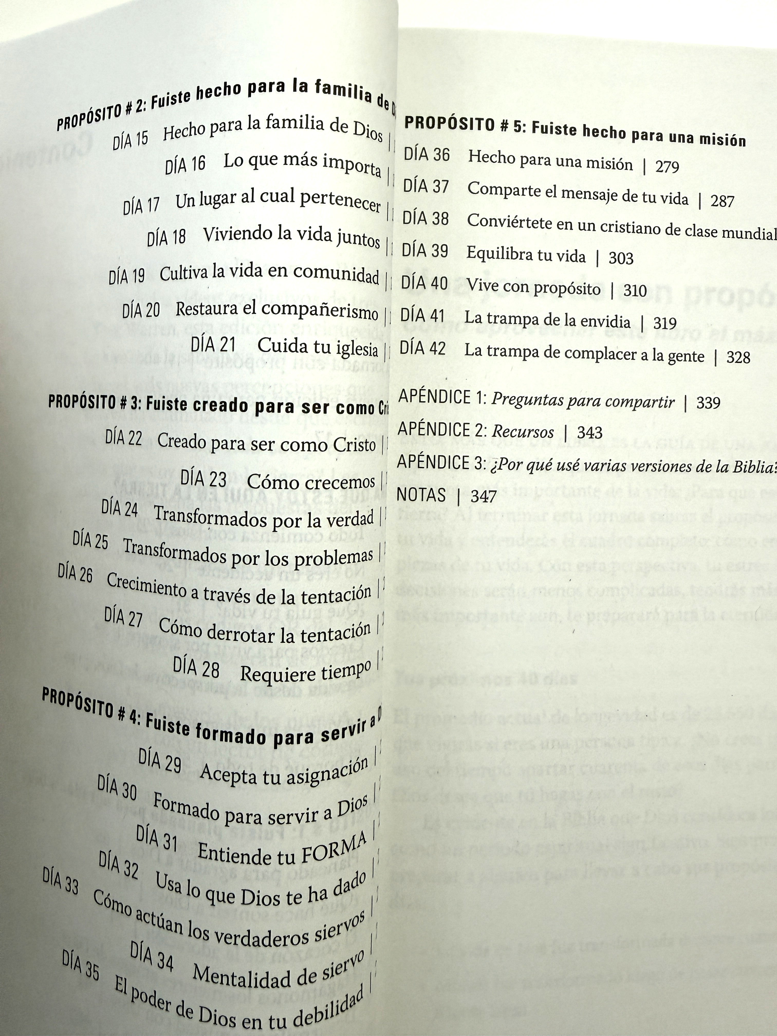 Una Vida con propósito